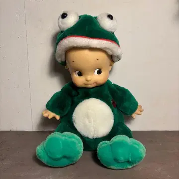 개구리 인형옷 큐피 인형 봉제 인형 희귀템 레어템 1점 쇼와 레트로