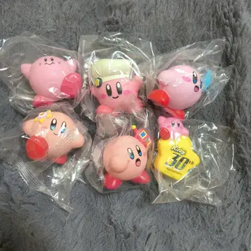 커비 30th 코롱토 소프트 비닐 6개 세트