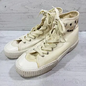 PS Paul Smith 하이컷 스니커즈 캔버스 소재 화이트 27.5