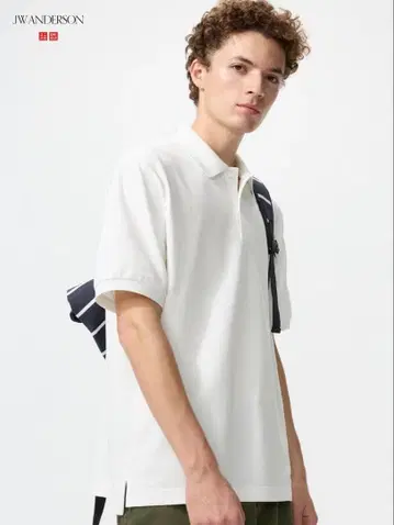 [ 3개 세트 ] UNIQLO JW ANDERSON 피케 셔츠 화이트