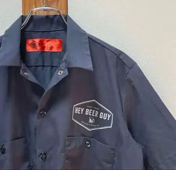 [Dickies] 워크 셔츠 백 프린트 기업
