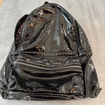 ANNA SUI 에나멜 백 블랙
