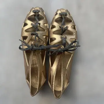 MARC BY MARC JACOBS 러버 샌들 골드 35
