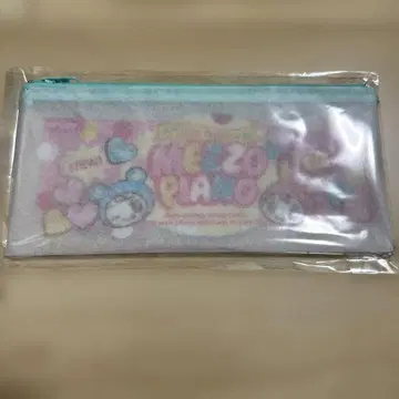 베리에짱 블루베리에짱 메조피아노 클리어플랫 티켓 파우치