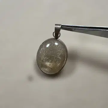 루틸 쿼츠 펜던트 탑 실버