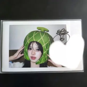 MORE STAR 나카야마 코하쿠 친필 사인 폴라로이드 멜론 모아스타
