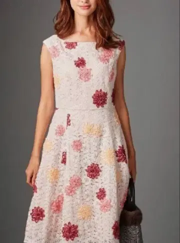TOCCA WHITE LABEL NERINE 드레스 꽃무늬 자수 원피스