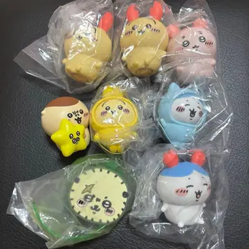 치이카와 토끼 하치와레 소프트 비닐 파자마 게 밤만쥬 세트