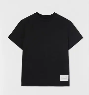 새상품 XS JIL SANDER 팩T셔츠 블랙 장미