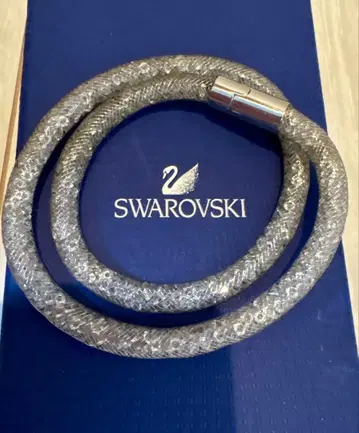 Swarovski Stardust 2중 크리스탈 메쉬 팔찌
