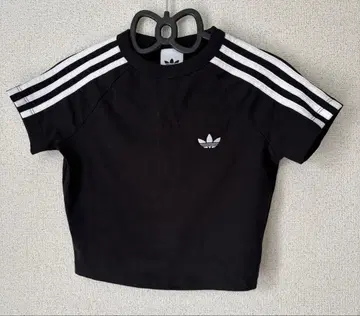 adidas 트레포일 반팔 티셔츠 블랙 XS
