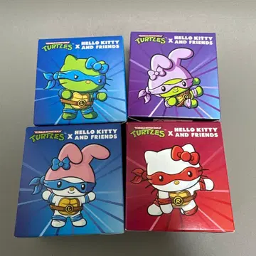 TMNT x Hello Kitty and Friends 4종 세트