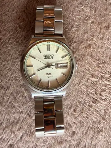 세이코 가동 70년대 세이코 액터스 자동 와인딩 손목시계 vintage
