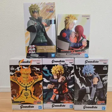 NARUTO 피규어 5종 세트 - 나루토, 미나토, 카카시