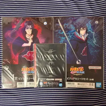 NARUTO 제일복권 G상 노트 아카츠키 I상 비주얼 시트 이타치 사스케