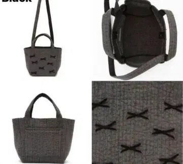 [ ayako bag ] 2WAY 리본 토트백 블랙