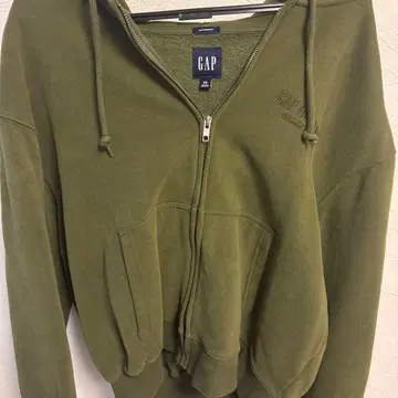 GAP VINTAGESOFT 집업 후드티 올리브 XS
