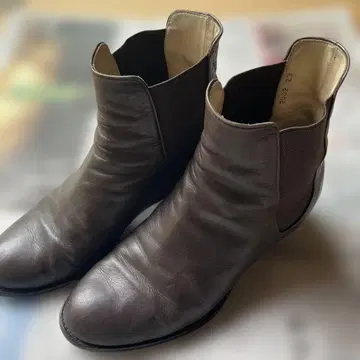 마가렛호웰 사이드 고어 부츠 다크 브라운 23cm