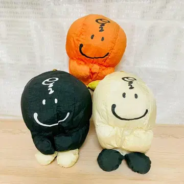 3개 세트 봉제 인형 소리 나는 스마일리 당시 물건 오바케의 Q 타로?