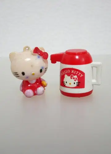 쇼와 헤이세이 레트로 Hello Kitty 미니어처 피규어 2세트