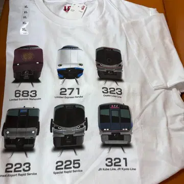 반팔 UNIQLO JR 서일본 콜라보 T셔츠 XL