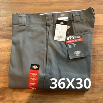[새상품] Dickies 디키즈 874 36 x 30 GRAY 워크 팬츠
