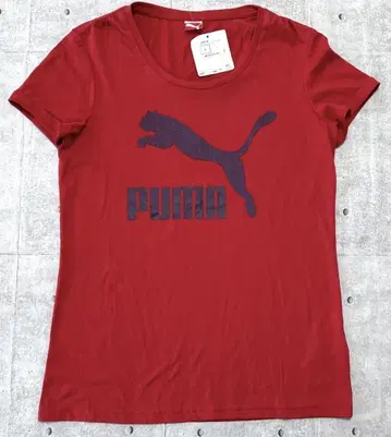새상품 PUMA 빅 푸마 빅 로고 빅 로고 반팔 T셔츠 러버 프린트