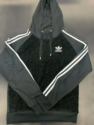 adidas Originals 보아 절개 후드티 블랙