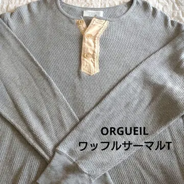 ORGUEIL 헨리넥 와플 티셔츠 OR-9044