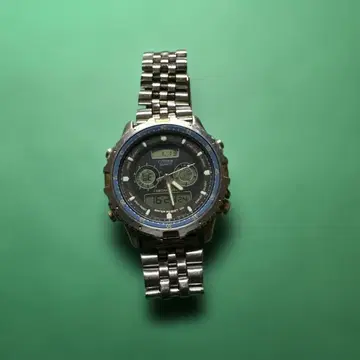 빈티지 CITIZEN QUARTZ PROMASTER 크로노 메모 손목시계