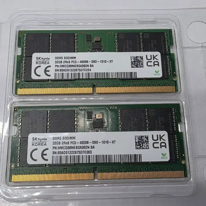 하이닉스 노트북용 DDR5 64GB(32GB*2) 4800MHz