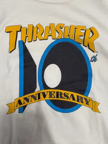 THRASHER 10th ANNIVERSARY 티셔츠 트레셔
