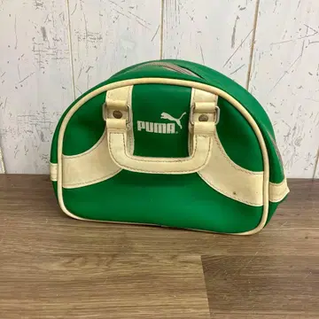 3F [초레어] PUMA 빈티지 미니 보스턴 백 그린 올드 푸마