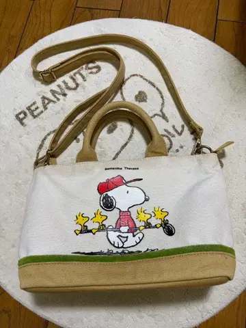 사만다 타바사 PEANUTS 스누피 2way 토트백