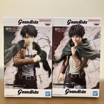 진격의 거인 Grandista 리바이 엘렌 피규어 2체 세트
