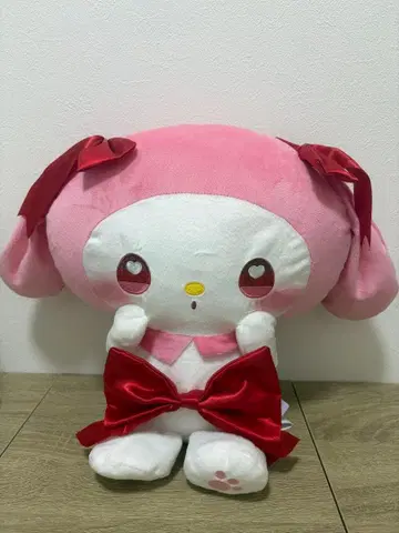 마이멜로디 봉제 인형 빨간 리본 산리오