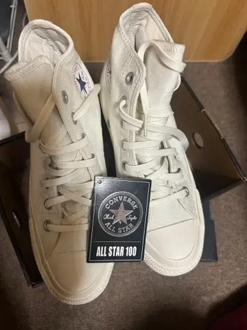 CONVERSE ALL STAR 100 하이컷 화이트