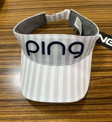 새상품 PING 핑 골프 선바이저 스트라이프 패턴