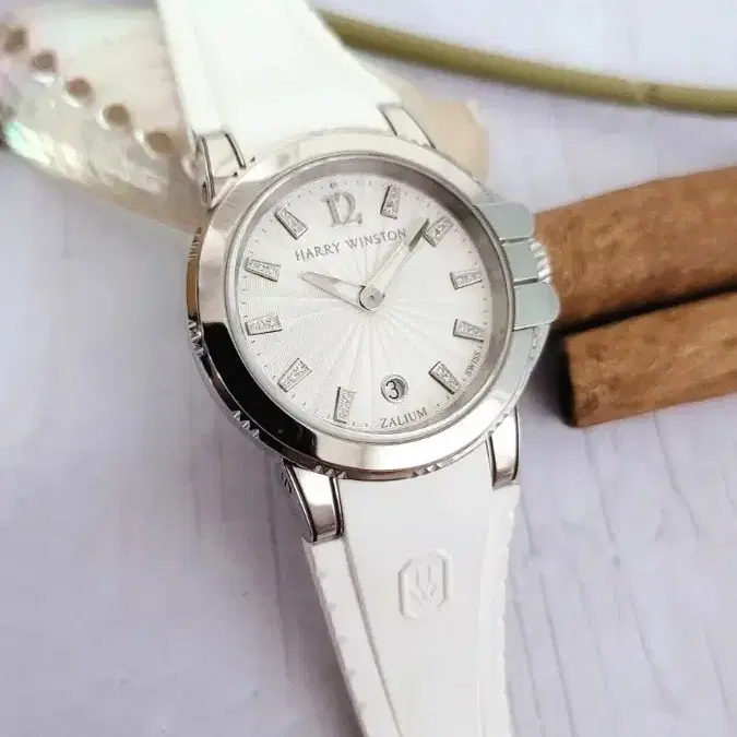 해리윈스턴 정품 해리 윈스턴 오션 잘리움 스포츠 36mm 남여공용 쿼츠 시계 사진 3