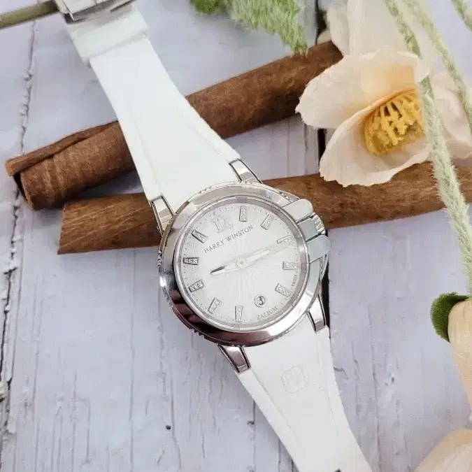 해리윈스턴 정품 해리 윈스턴 오션 잘리움 스포츠 36mm 남여공용 쿼츠 시계 사진 4
