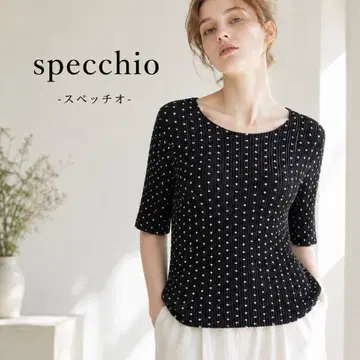 27 새상품급 specchio 스페치오 플리츠 상의