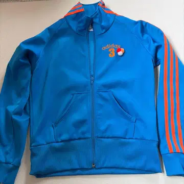 adidas 트랙 자켓 블루 오렌지 3