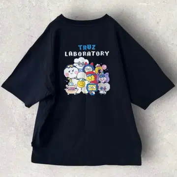 LINE FRIENDS 공식 TRUZ 티셔츠 L 올 멤버 티셔츠