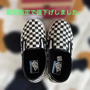 VANS 슬립온 체커보드 퀼팅