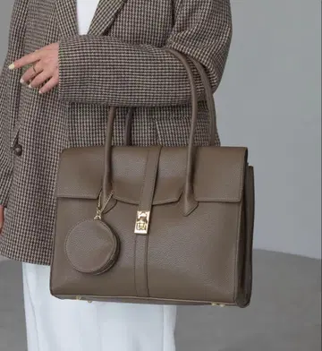 GUSCIO 골드 라벨 엘레강스 토트백 라지 사이즈 A4 대응