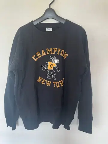Champion 리버스 위브 맨투맨 트레이닝복 블랙 파랑 택