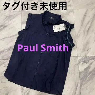 [택 포함 미사용] Paul Smith 슬리브리스 블라우스 M 폴스미스
