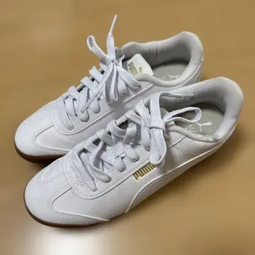 PUMA 스니커즈 화이트 골드