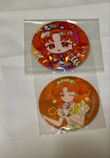 비밀의 아이프리 타워 레코드 캔뱃지 2세트 린린