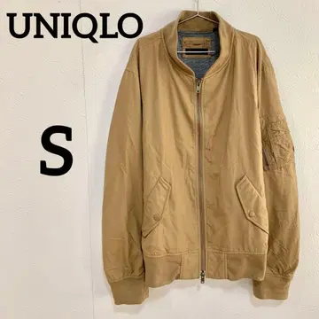 [UNIQLO] MA-1 플라이트 자켓 베이지 S 사이즈